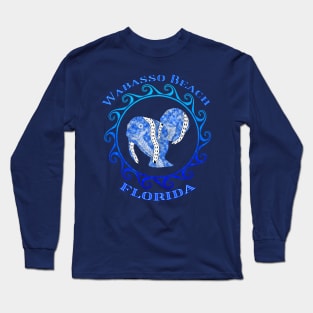 Wabasso Beach Florida Vacation Tribal Manatees Long Sleeve T-Shirt